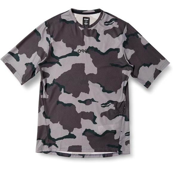 Oakley Other - OAKLEY mens HYDROLIX RIDE FREE short sleeve moisture wicking camo jersey shirt